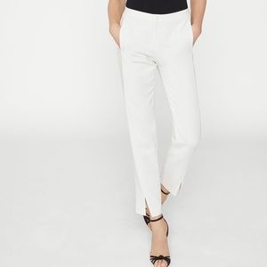BCBG White Slim Trousers